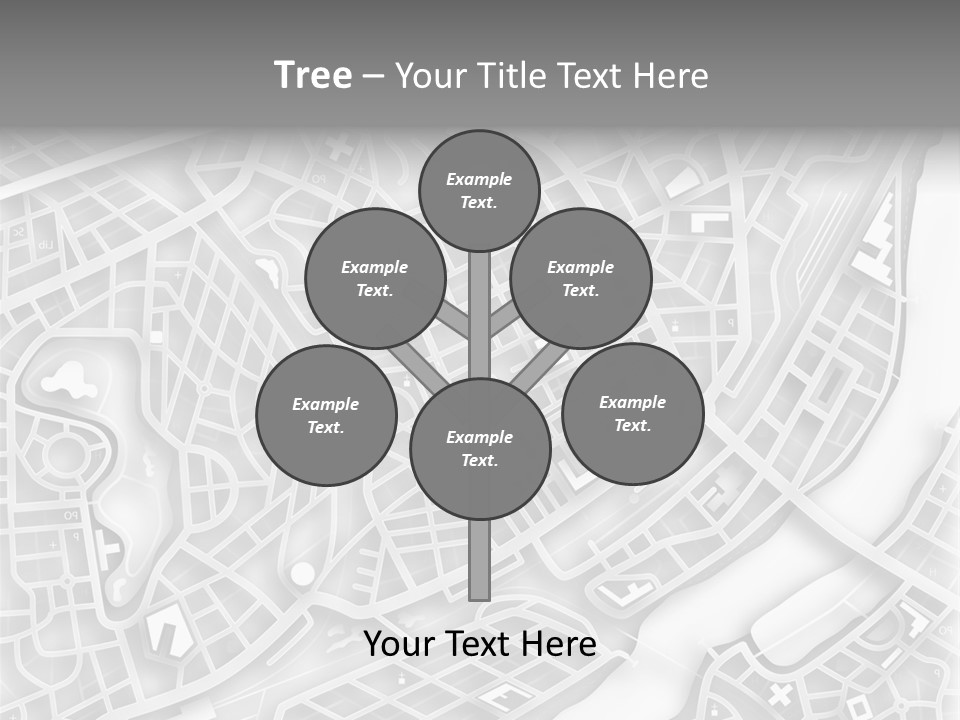 Streetmap Town Urban PowerPoint Template