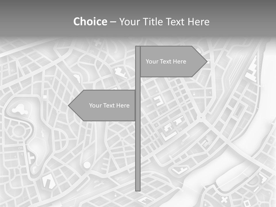 Streetmap Town Urban PowerPoint Template