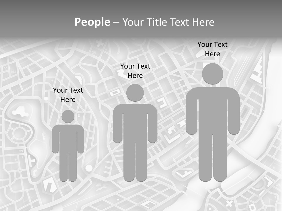 Streetmap Town Urban PowerPoint Template