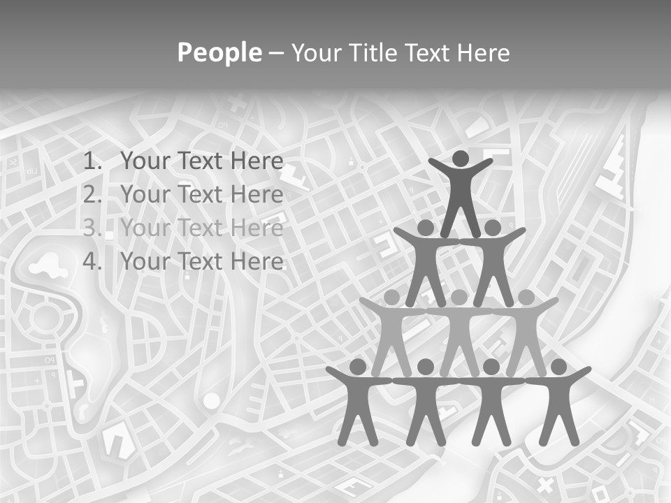 Streetmap Town Urban PowerPoint Template