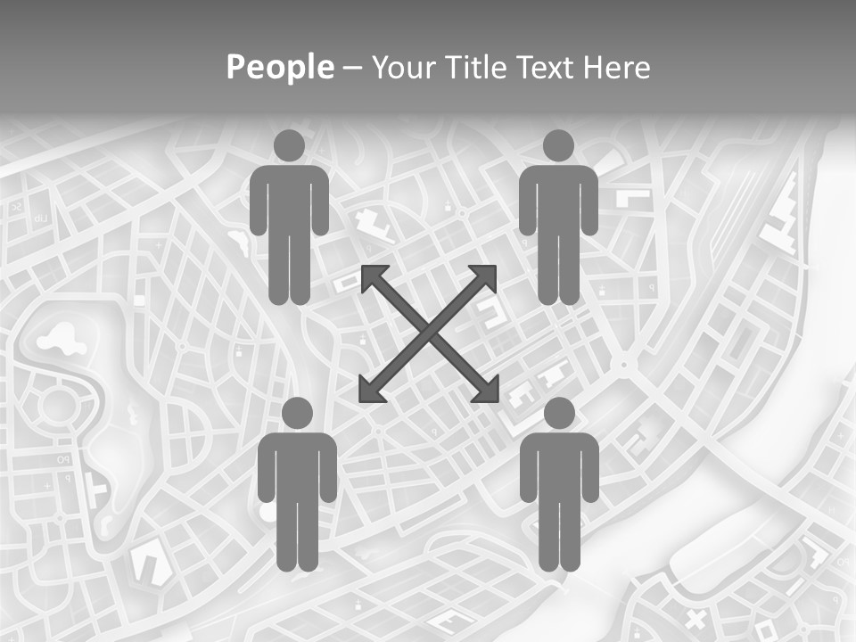 Streetmap Town Urban PowerPoint Template