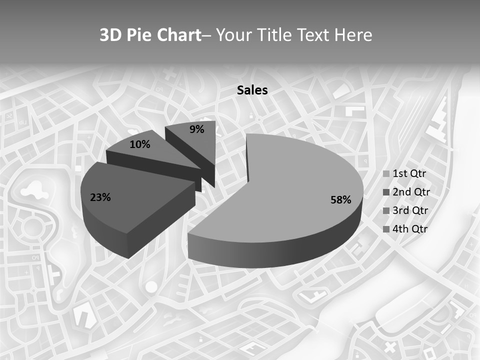 Streetmap Town Urban PowerPoint Template