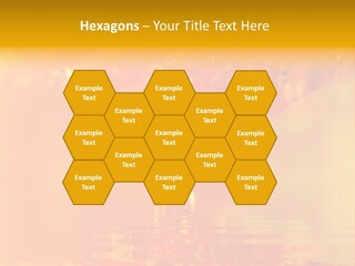 Water Drops Beads Background PowerPoint Template