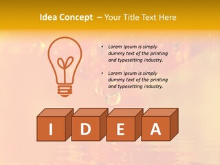 Water Drops Beads Background PowerPoint Template