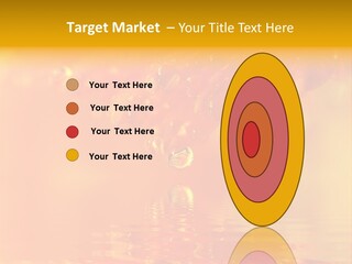 Water Drops Beads Background PowerPoint Template