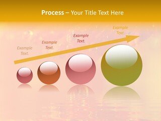 Water Drops Beads Background PowerPoint Template