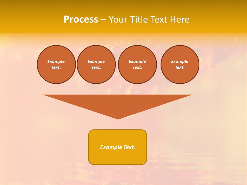 Water Drops Beads Background PowerPoint Template