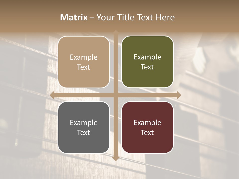 Note Bass Treble PowerPoint Template