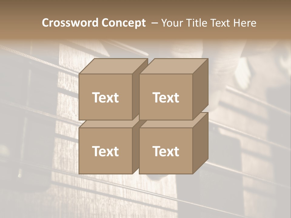 Note Bass Treble PowerPoint Template