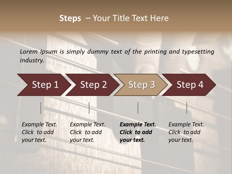 Note Bass Treble PowerPoint Template