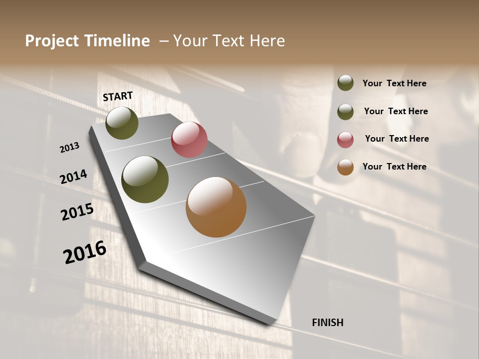 Note Bass Treble PowerPoint Template