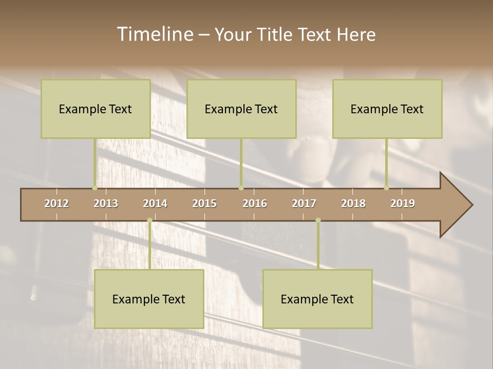 Note Bass Treble PowerPoint Template
