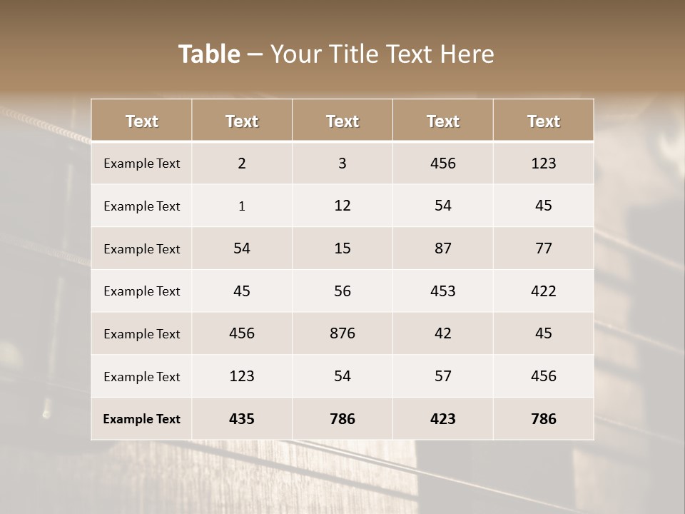 Note Bass Treble PowerPoint Template