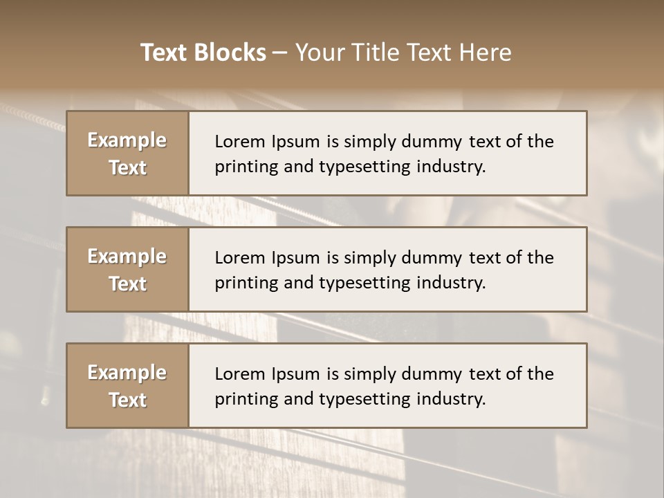 Note Bass Treble PowerPoint Template