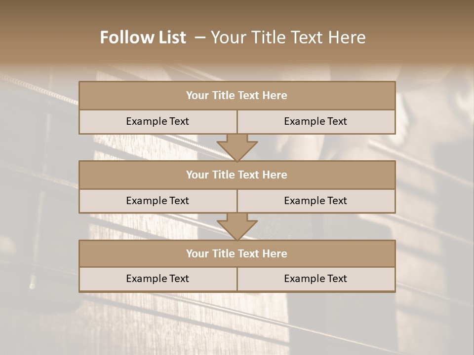 Note Bass Treble PowerPoint Template