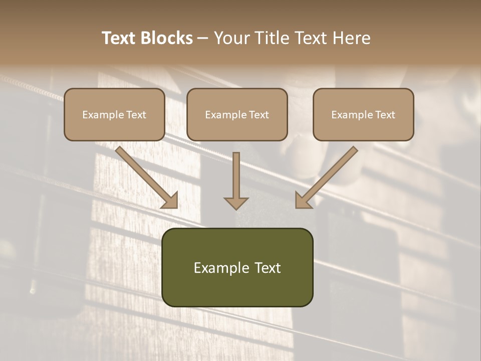 Note Bass Treble PowerPoint Template