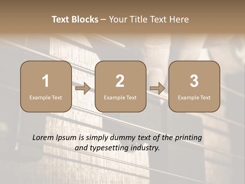 Note Bass Treble PowerPoint Template