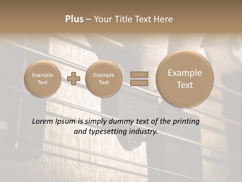 Note Bass Treble PowerPoint Template