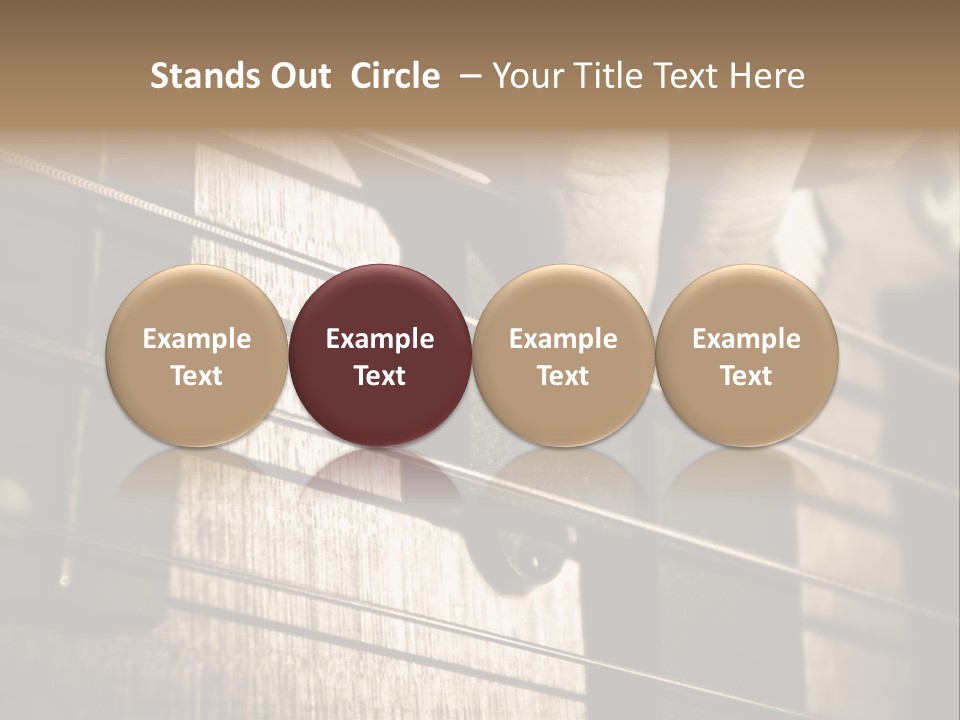 Note Bass Treble PowerPoint Template