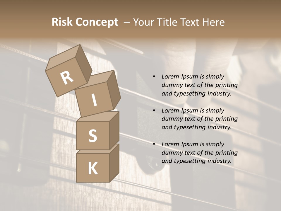 Note Bass Treble PowerPoint Template