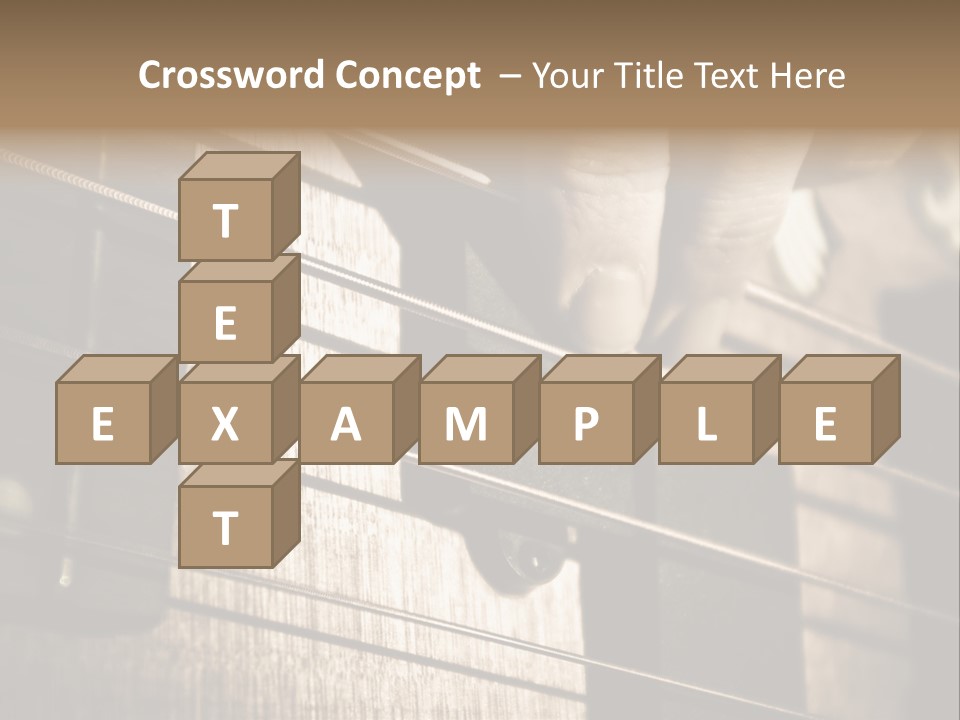 Note Bass Treble PowerPoint Template