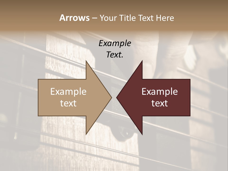 Note Bass Treble PowerPoint Template