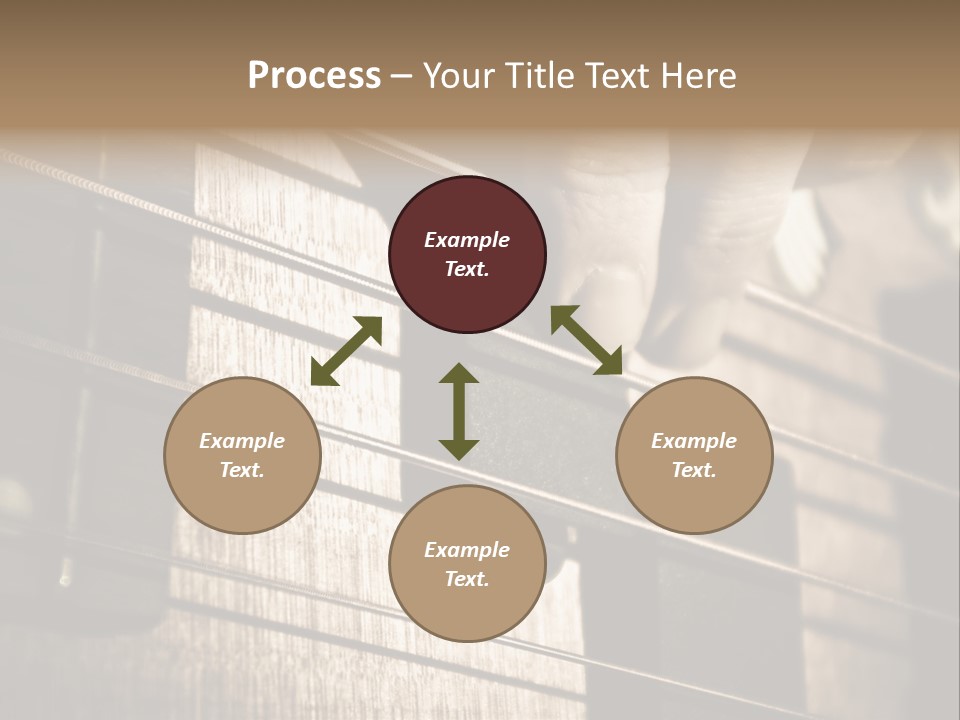 Note Bass Treble PowerPoint Template