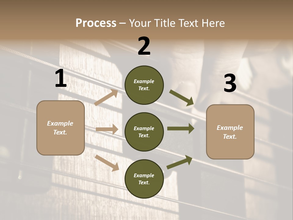 Note Bass Treble PowerPoint Template