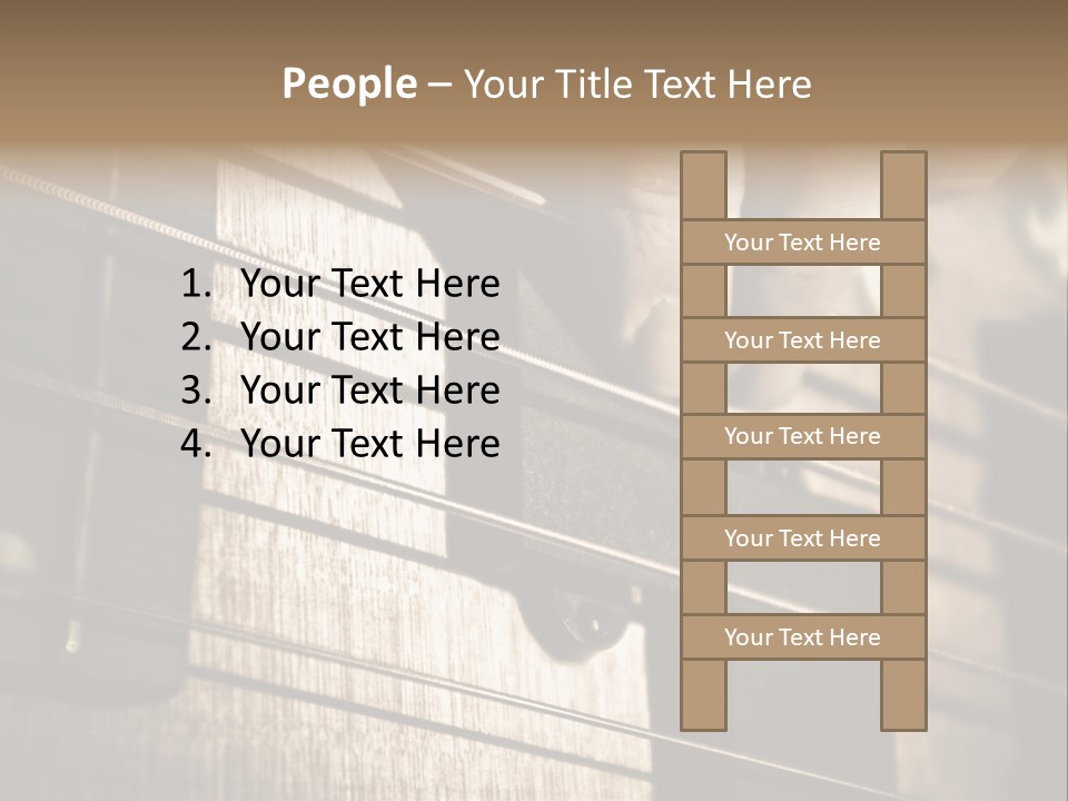 Note Bass Treble PowerPoint Template