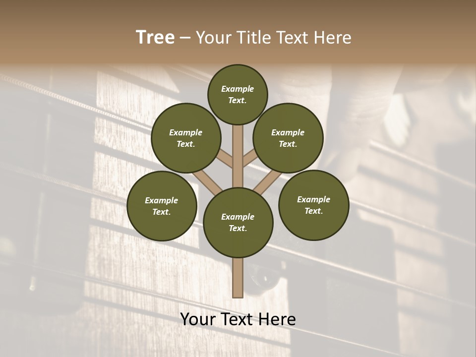 Note Bass Treble PowerPoint Template