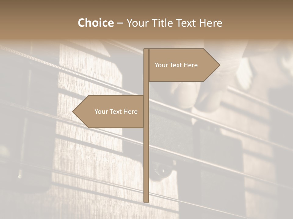 Note Bass Treble PowerPoint Template