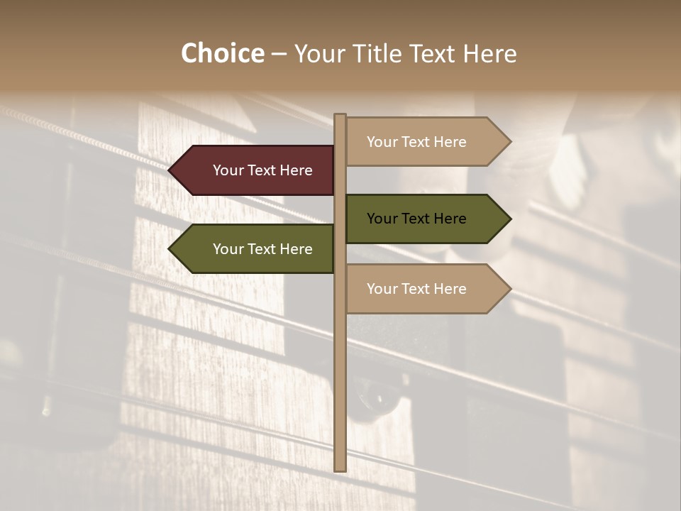 Note Bass Treble PowerPoint Template