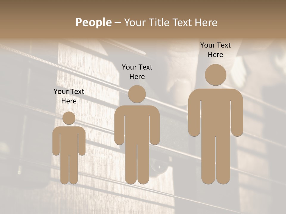 Note Bass Treble PowerPoint Template