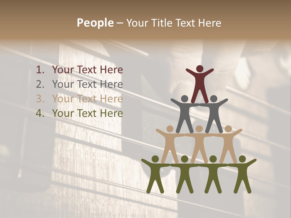 Note Bass Treble PowerPoint Template