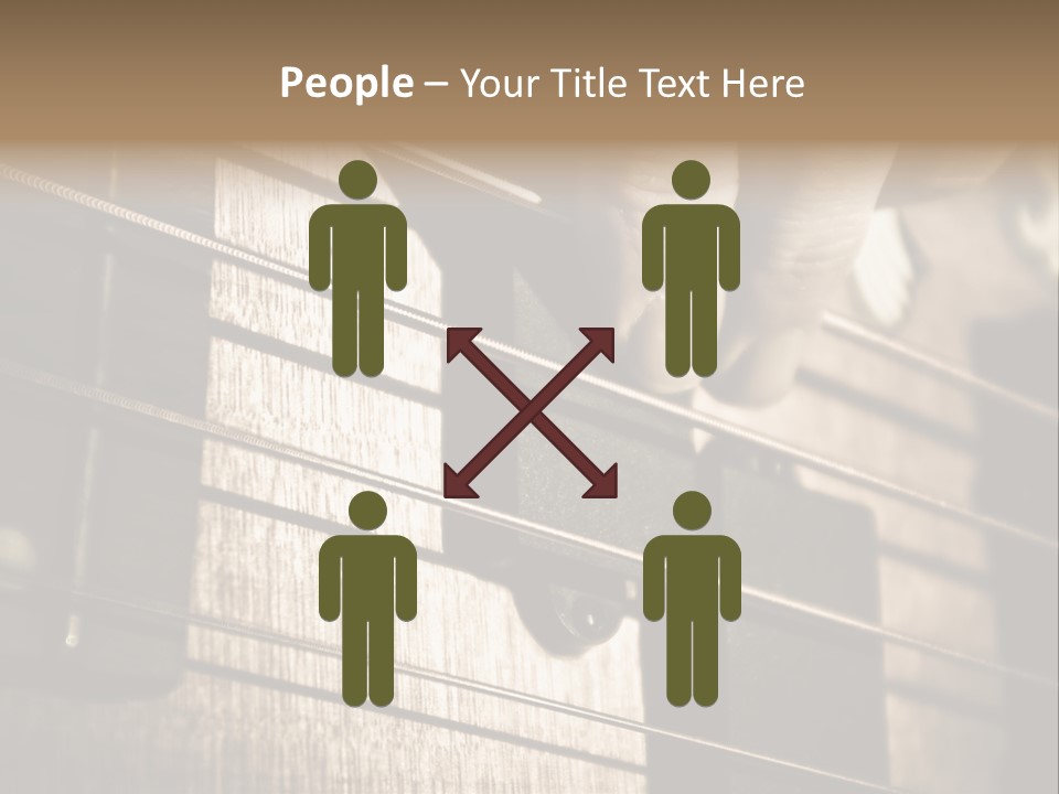 Note Bass Treble PowerPoint Template