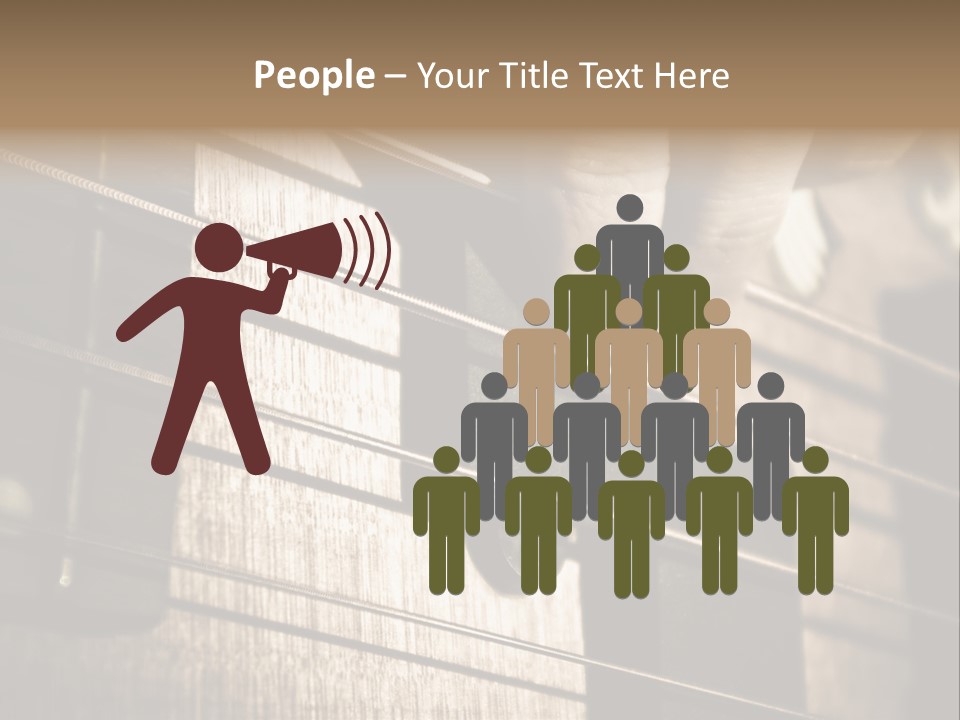 Note Bass Treble PowerPoint Template