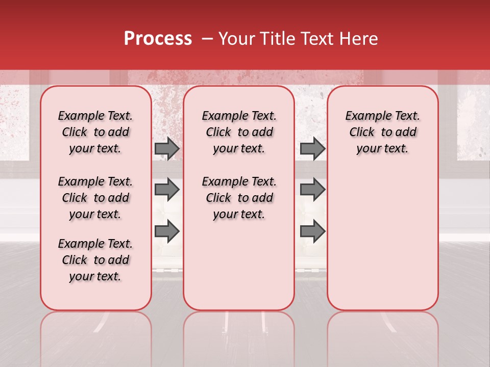 A Room With Two Chairs And Paintings On The Wall PowerPoint Template