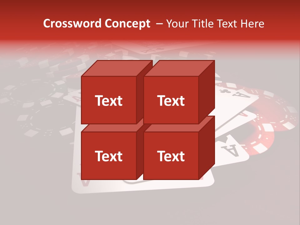 Close Betting Casino PowerPoint Template