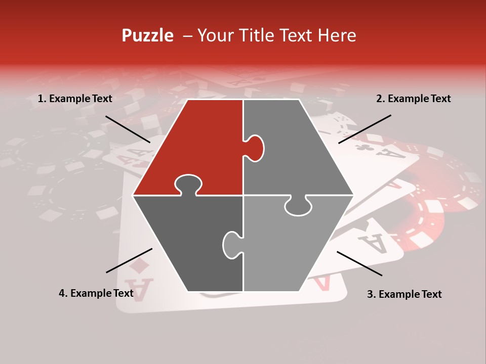 Close Betting Casino PowerPoint Template