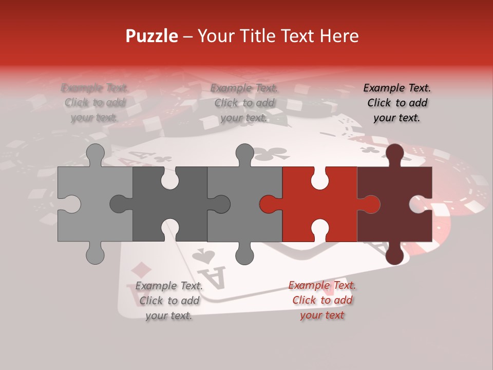 Close Betting Casino PowerPoint Template