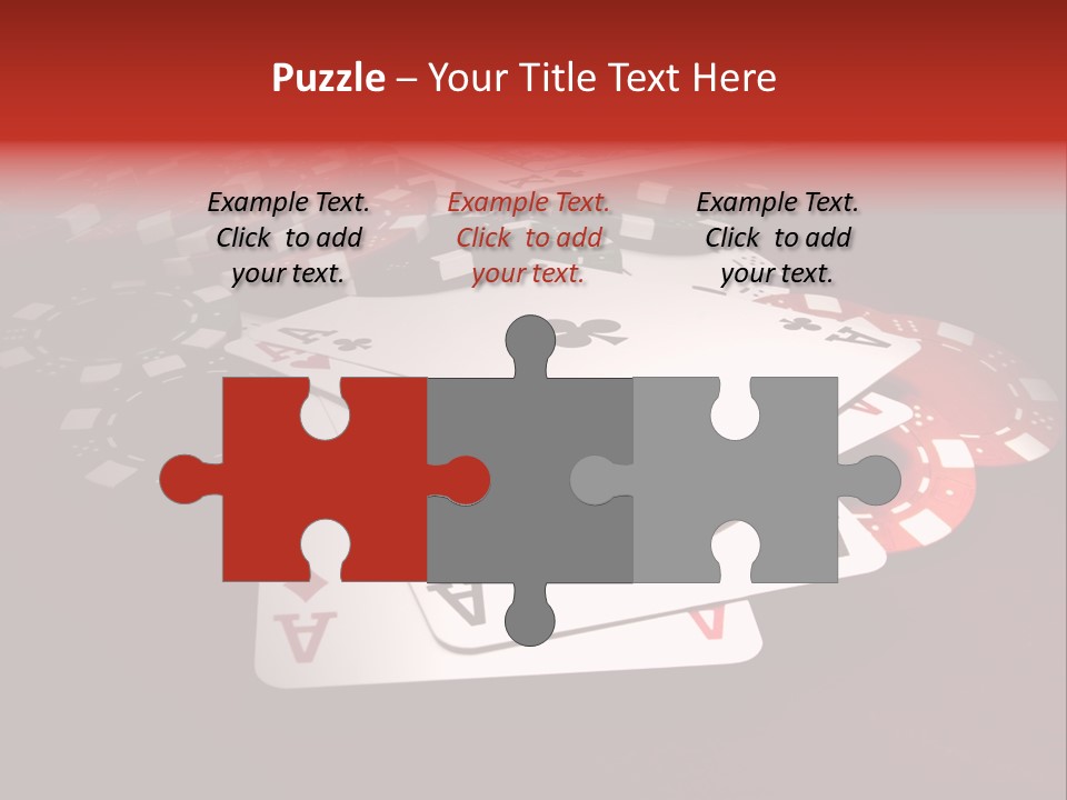 Close Betting Casino PowerPoint Template