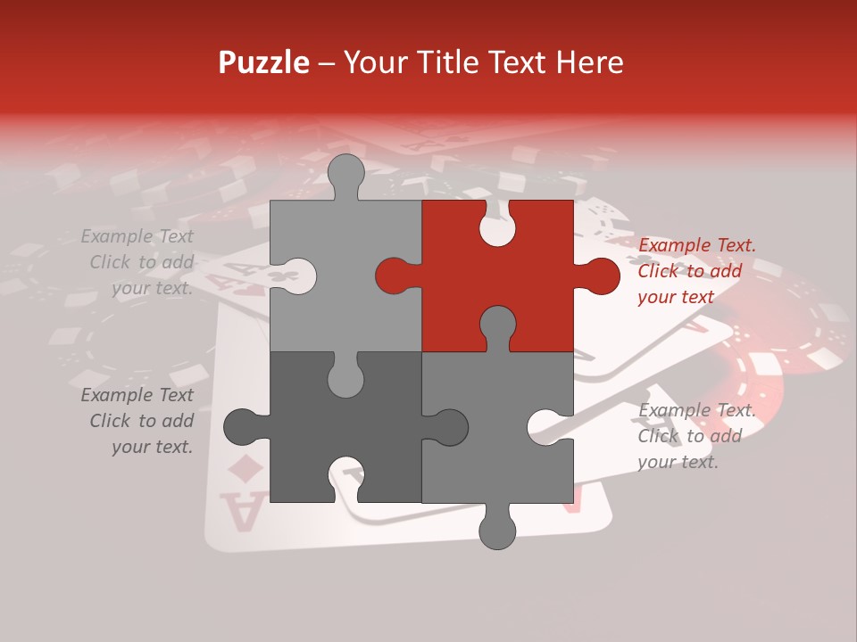 Close Betting Casino PowerPoint Template