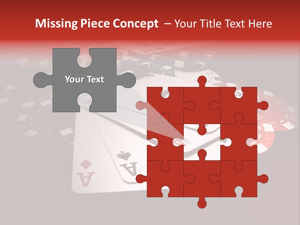 Close Betting Casino PowerPoint Template