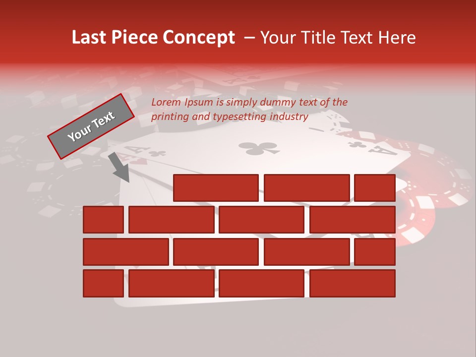 Close Betting Casino PowerPoint Template