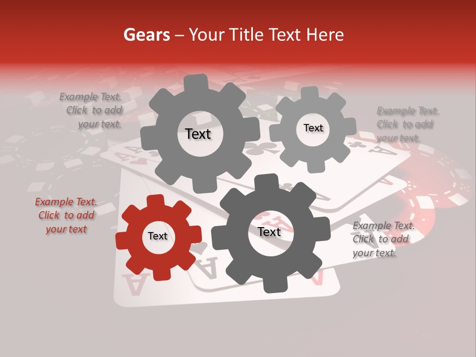 Close Betting Casino PowerPoint Template