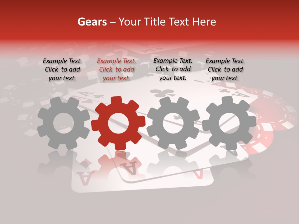 Close Betting Casino PowerPoint Template