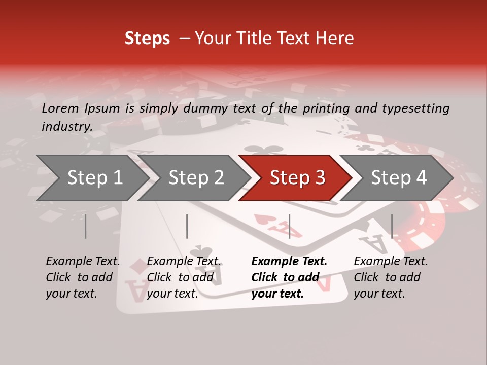 Close Betting Casino PowerPoint Template