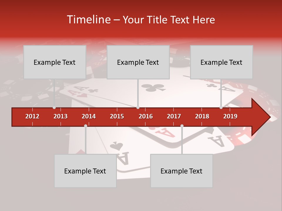 Close Betting Casino PowerPoint Template
