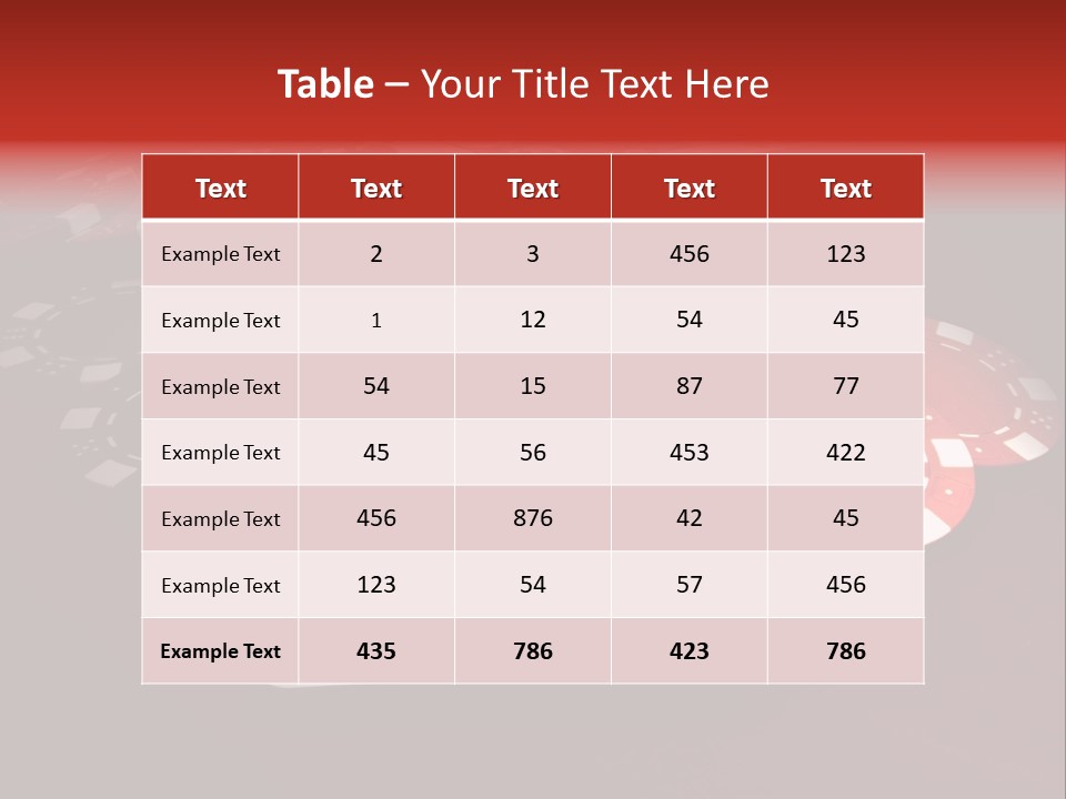 Close Betting Casino PowerPoint Template