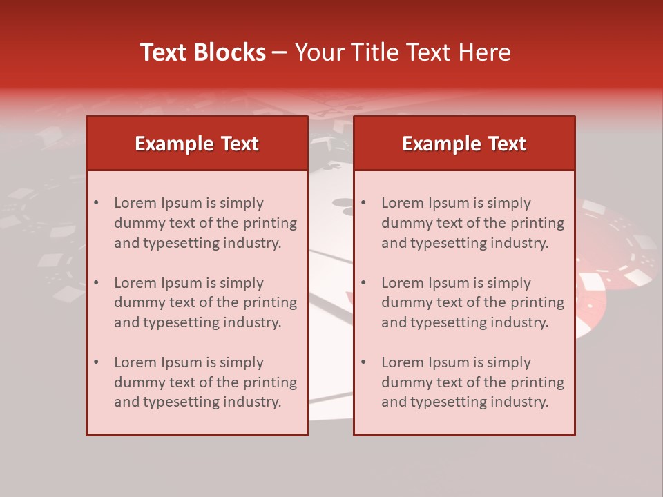 Close Betting Casino PowerPoint Template
